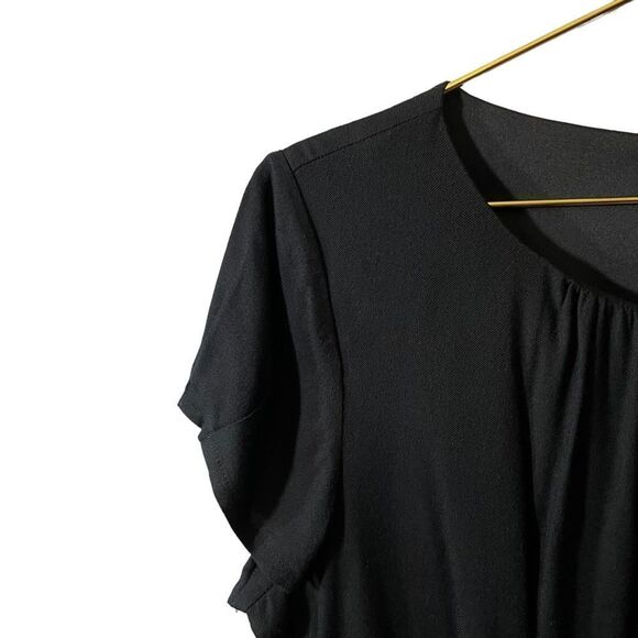 Boden Cap Sleeve Sheath Black Dress Size 14R - Picture 3 of 10